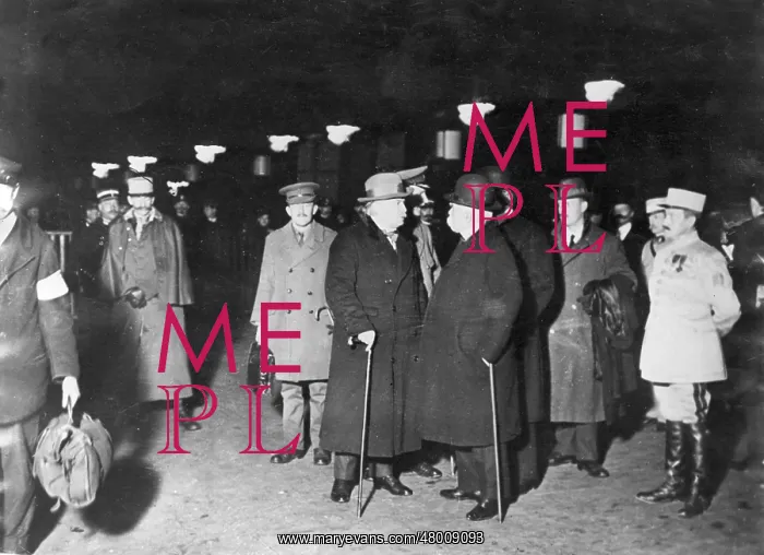 : Lloyd George, Clemenceau and others during WW1 : Lloyd George, Clemenceau and others during WW1