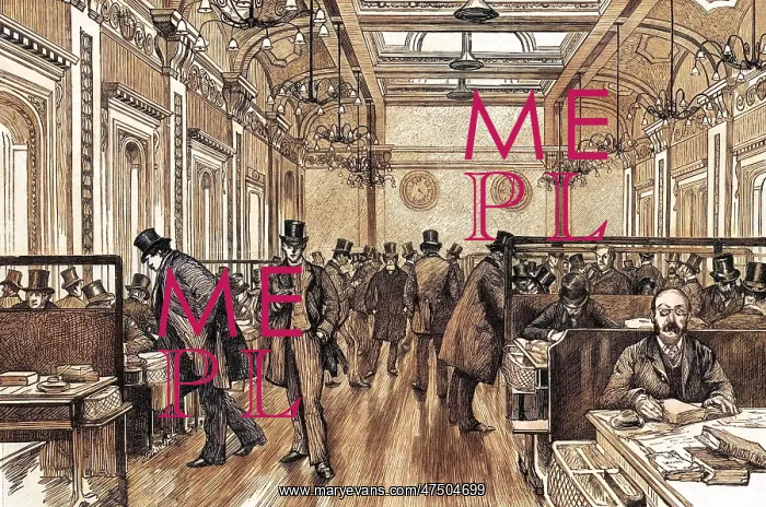 : Lloyds underwriting room 1886 : Lloyds underwriting room 1886
