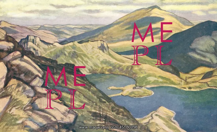 : Llyn Llydaw And Moel Siabod : Llyn Llydaw And Moel Siabod
