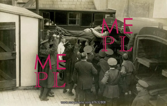 : Loading an ambulance at Ramsgate Town Station : Loading an ambulance at Ramsgate Town Station