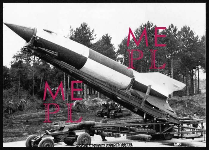: LOADING A V2 ROCKET : LOADING A V2 ROCKET