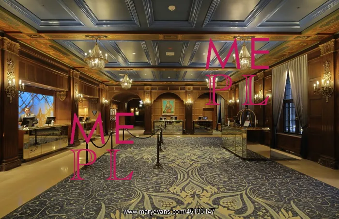  : Lobby, Chateau Frontenac, Quebec City, Quebec, Canada