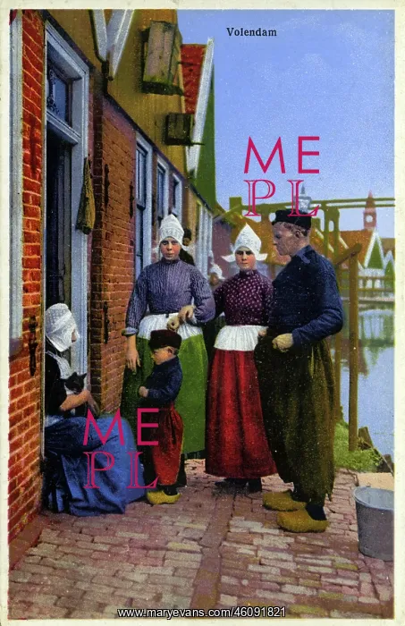 : Local Folk at Volendam, The Netherlands : Local Folk at Volendam, The Netherlands