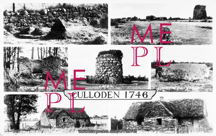 : Locations connected with the Battle of Culloden, Scotland : Locations connected with the Battle of Culloden, Scotland