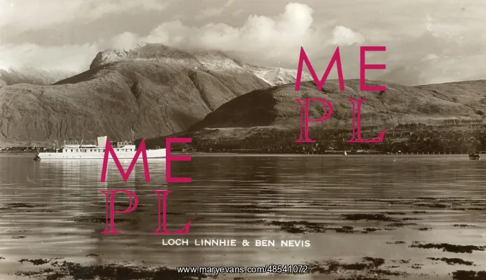: Loch Linnhie and Ben Nevis, Scotland : Loch Linnhie and Ben Nevis, Scotland