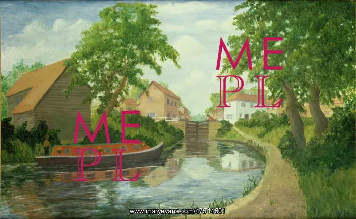 : At the Lock, Oxford Canal : At the Lock, Oxford Canal