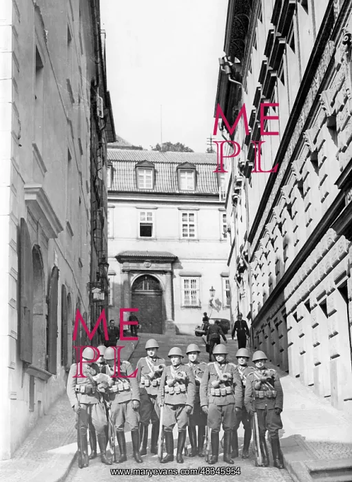 : Lockdown of the German Embassy in Prague, 1938 : Lockdown of the German Embassy in Prague, 1938