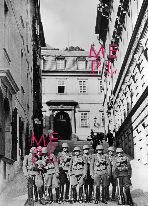 : Lockdown of the German Embassy in Prague, 1938 : Lockdown of the German Embassy in Prague, 1938