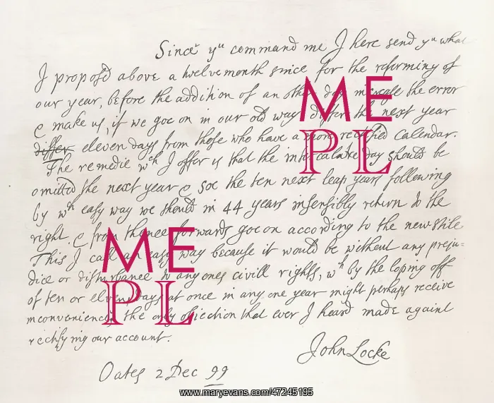  : LOCKE / HANDWRITING