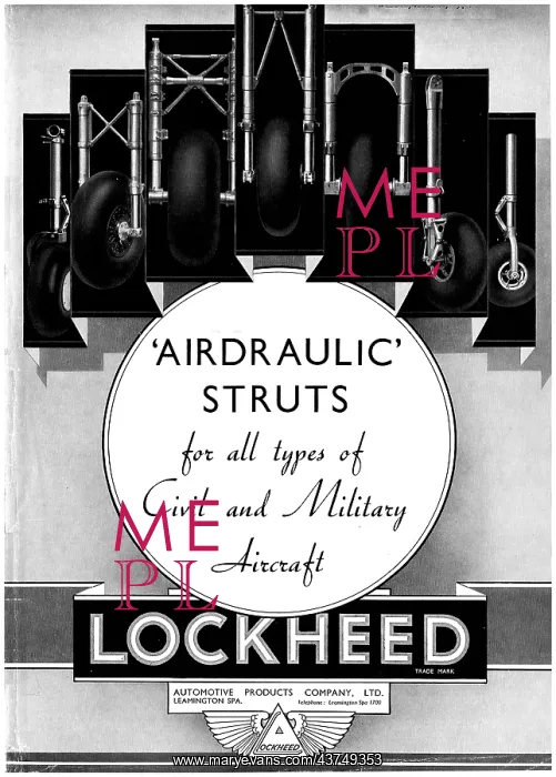 : Lockheed Hydraulic Components For Aircraft : Lockheed Hydraulic Components For Aircraft