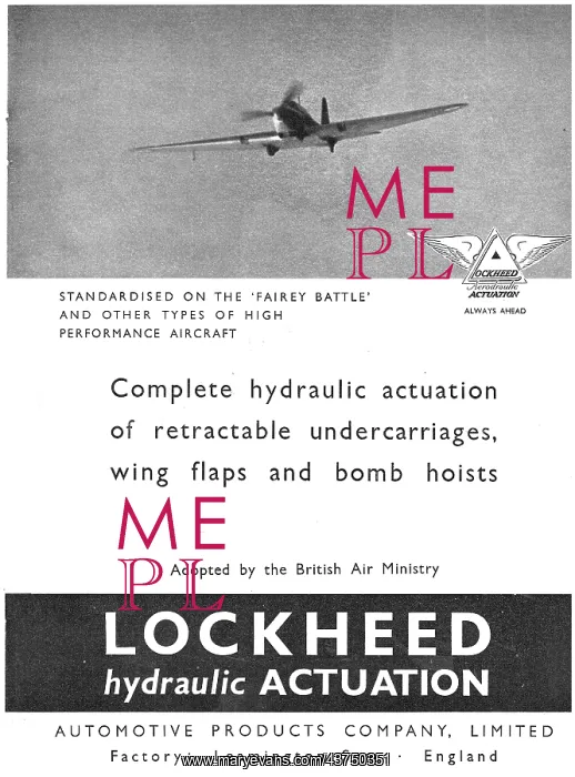 : Lockheed Hydraulic Retractable Undercarriages : Lockheed Hydraulic Retractable Undercarriages