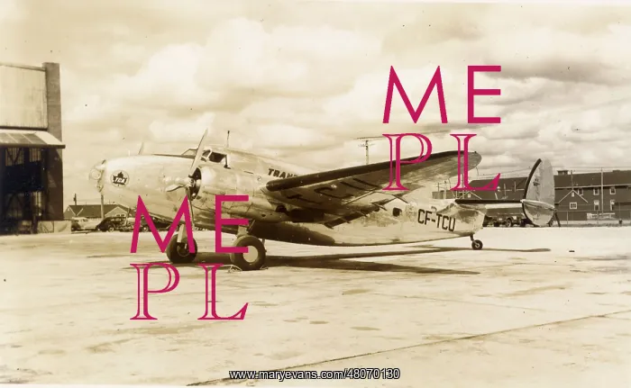 : Lockheed L18 Lodestar CF-TCU of TCA : Lockheed L18 Lodestar CF-TCU of TCA