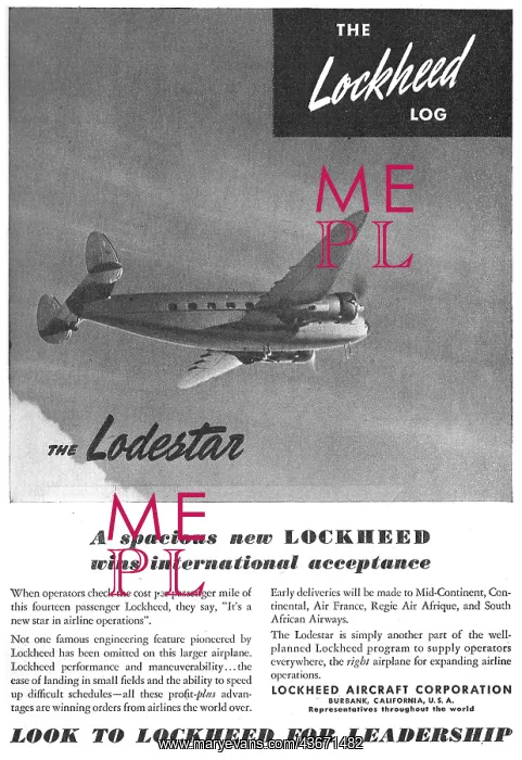  : Lockheed Lodestar