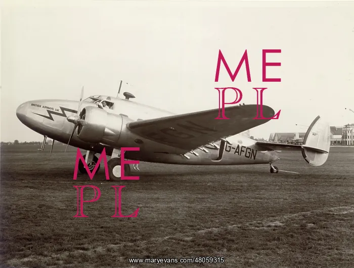 : Lockheed Model 14F62 Super Electra G-AFGN British Airways : Lockheed Model 14F62 Super Electra G-AFGN British Airways