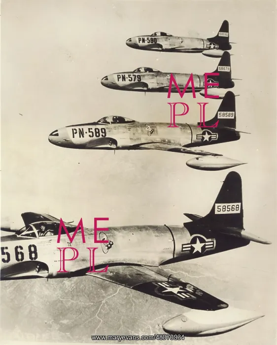 : Four Lockheed P-80B-5-LO Shooting Stars : Four Lockheed P-80B-5-LO Shooting Stars