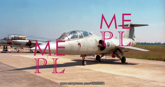 : Lockheed TF-104G Starfighter MM54553 - 4-44 : Lockheed TF-104G Starfighter MM54553 - 4-44