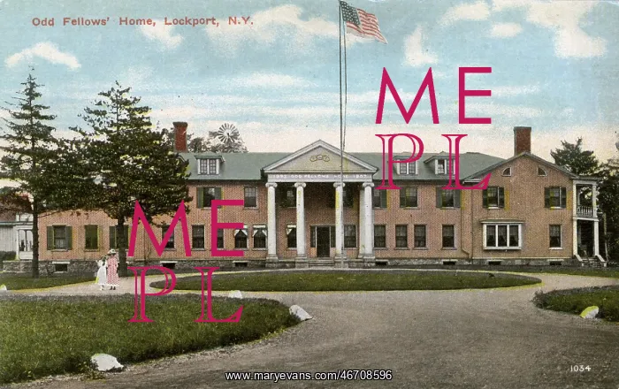 : Lockport, Niagara County, New York, USA - Odd Fellow's Home : Lockport, Niagara County, New York, USA - Odd Fellow's Home