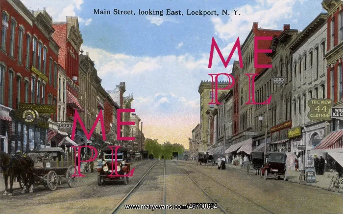 : Lockport, Niagara County, New York, USA - Main Street : Lockport, Niagara County, New York, USA - Main Street