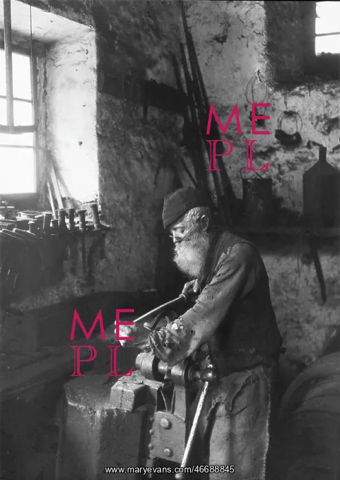 : A locksmith Austria. About 1900. Photograph : A locksmith Austria. About 1900. Photograph