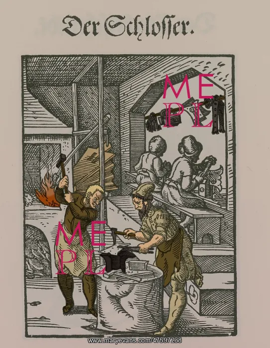 : Locksmith, Medieval Tradesmen : Locksmith, Medieval Tradesmen