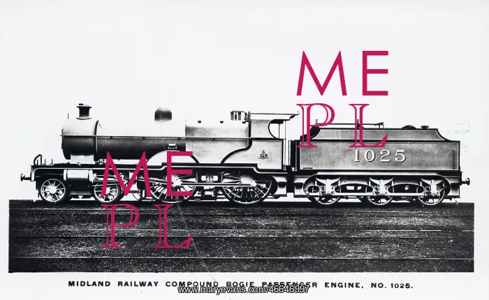  : Locomotive no 1025 4-4-0