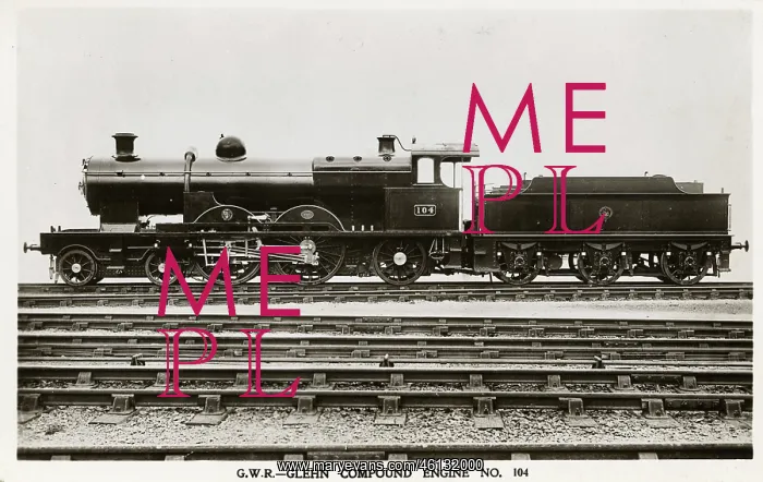  : Locomotive no 104 Glehn compound engine