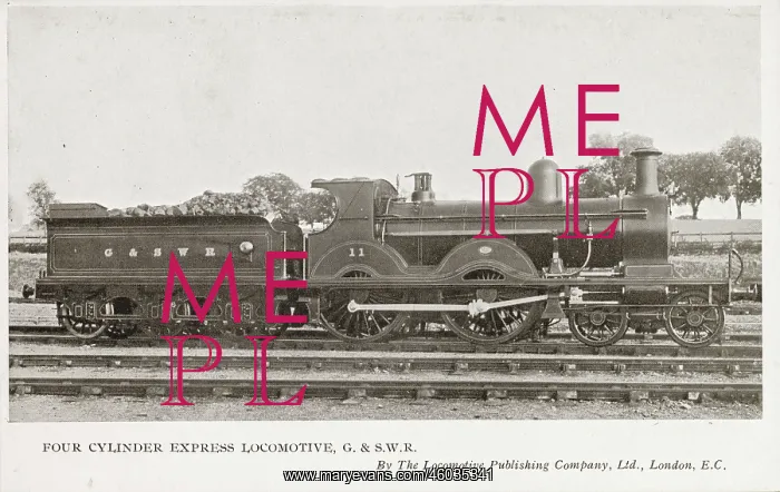 : Locomotive no 11 four cylinder express