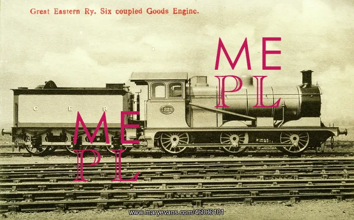  : Locomotive no 1229 six coupled goods engine
