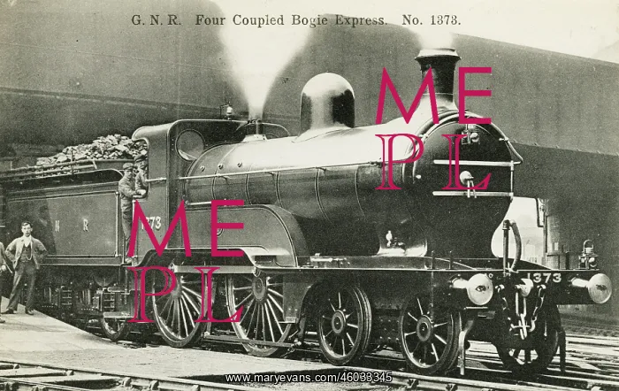  : Locomotive no 1373 4-4-0 bogie express