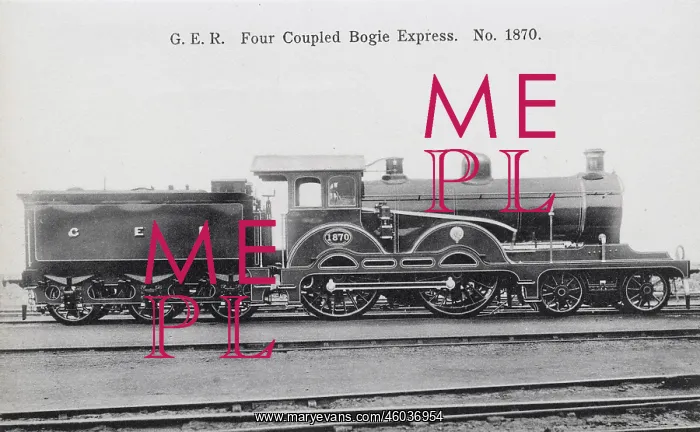  : Locomotive no 1870 four coupled bogie express