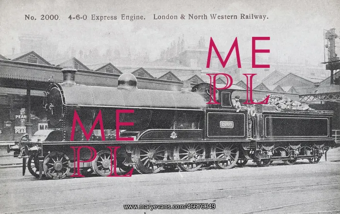  : Locomotive no 2000 4-6-0 express engine