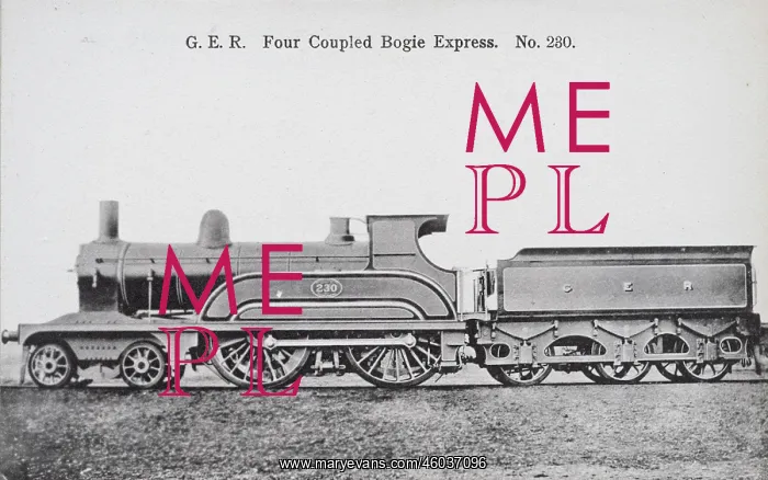  : Locomotive no 230 four coupled bogie express