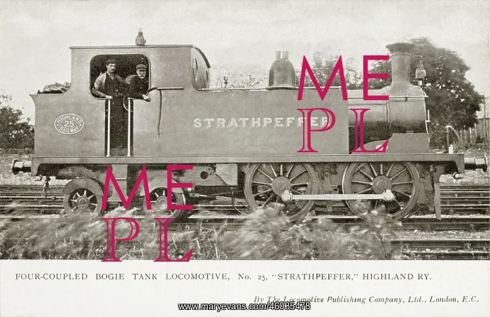 : Locomotive no 25 Strathpeffer : Locomotive no 25 Strathpeffer