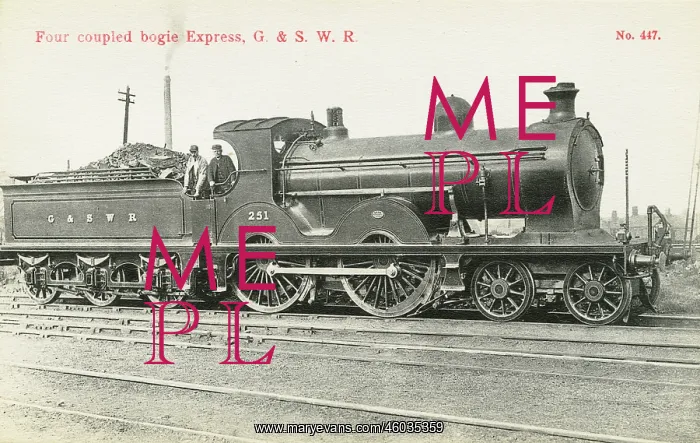  : Locomotive no 251 four coupled bogie express