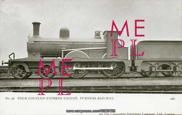  : Locomotive no 36 four coupled express engine