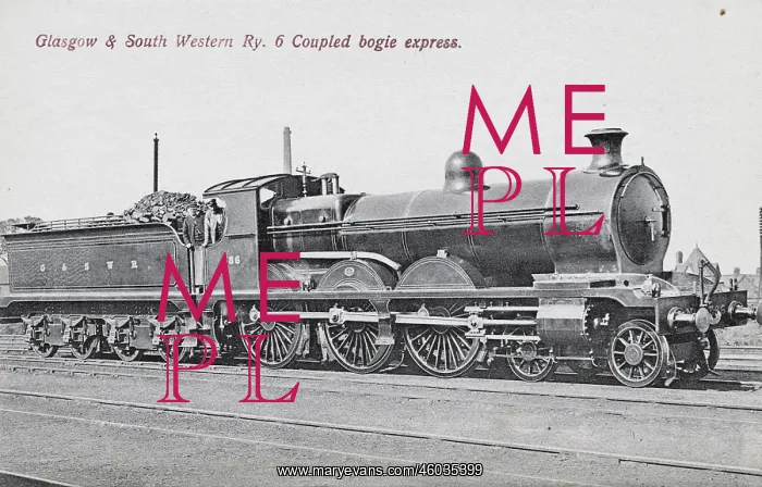  : Locomotive no 386 six coupled bogie express