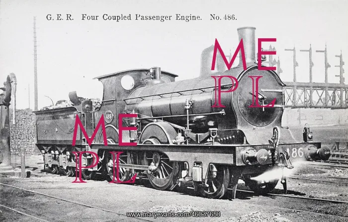  : Locomotive no 486 four coupled passenger express