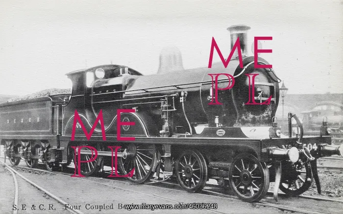  : Locomotive no 504 four coupled bogie express
