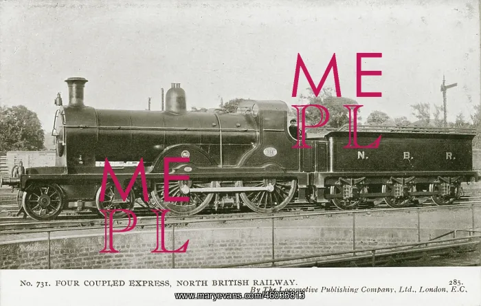  : Locomotive no 731 four coupled express