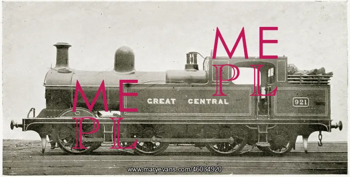  : Locomotive no 921 six coupled tank engine