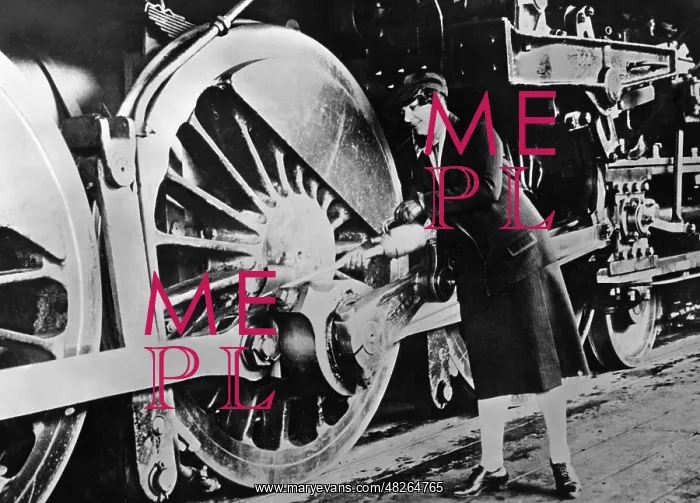 : Locomotive engineer in the USA, 1928 : Locomotive engineer in the USA, 1928