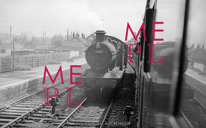 : Locomotive at Evercreech Junction : Locomotive at Evercreech Junction