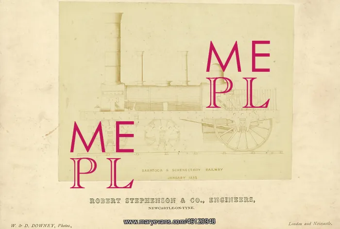 : Locomotive by Robert Stephenson & Co, 1833 : Locomotive by Robert Stephenson & Co, 1833