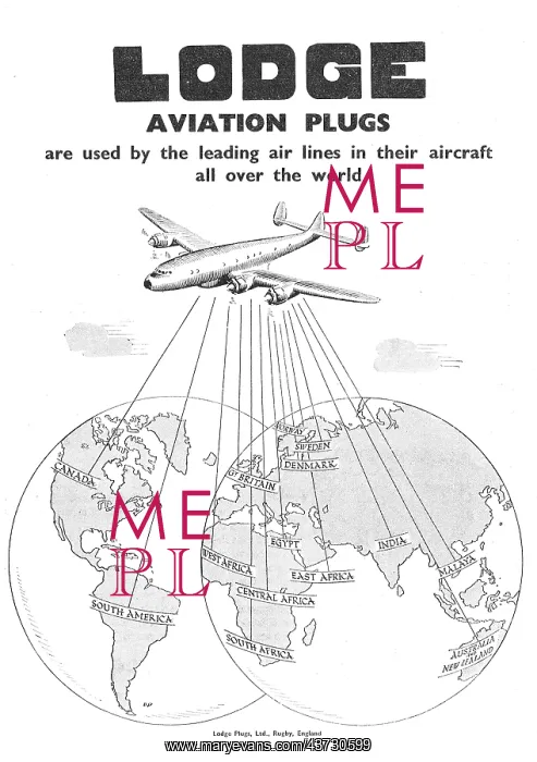 : Lodge Aero Engine Sparking Plugs & Igniters 1949 : Lodge Aero Engine Sparking Plugs & Igniters 1949