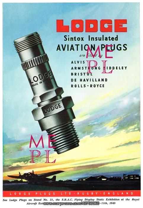 : Lodge Aero Engine Sparking Plugs & Igniters : Lodge Aero Engine Sparking Plugs & Igniters