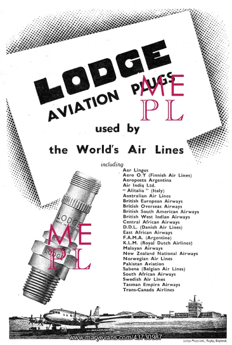 : Lodge Aviation Sparking Plugs & Igniters : Lodge Aviation Sparking Plugs & Igniters