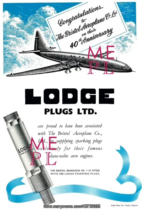  : Lodge Aviation Sparking Plugs & Igniters