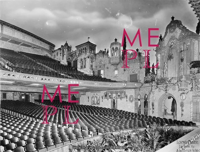 : Loew's Theatre, view of auditorium, designed ? : Loew's Theatre, view of auditorium, designed ?