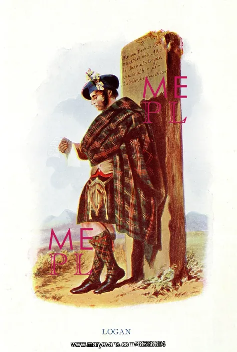 : Logan, Traditional Scottish Clan Costume : Logan, Traditional Scottish Clan Costume