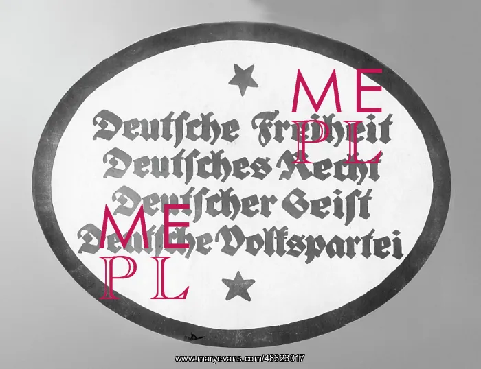 : Logo of the German People's Party, 1919